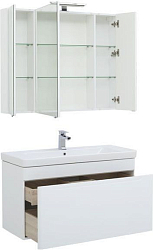 Фото Мебель для ванной Aquanet София 105 белый