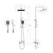 Душевая стойка Cezares Liner-CVD-01 хром , изображение 5