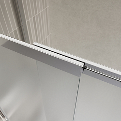 Фото Шторка на ванну BelBagno Luce VF-11-90/145-P-Cr