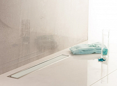 Душевой лоток Pestan Confluo Premium Line 850 белое стекло/сталь , изображение 3