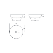 Раковина Point Артемида PN43152GM 42 см , изображение 6