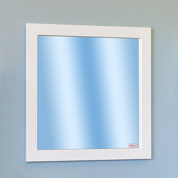 Зеркало Sanflor Ванесса 75 белый матовый , изображение 4
