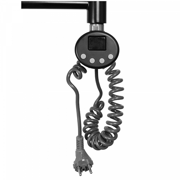 Полотенцесушитель электрический Domoterm Калипсо П9 50х70 R черный , изображение 3