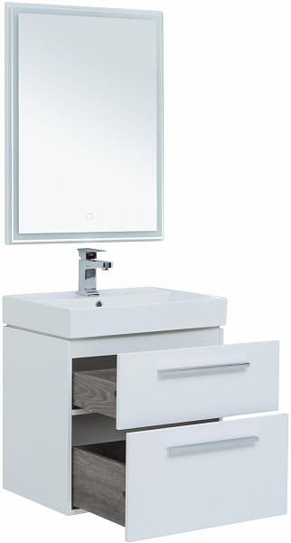 Мебель для ванной Aquanet Nova 60 белый , изображение 2