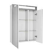 Зеркало-шкаф Dreja Uni 60 белый, с подсветкой , изображение 4
