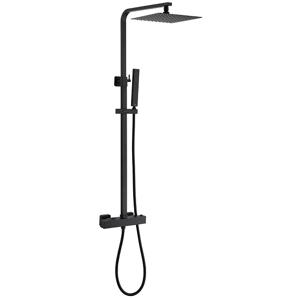 Душевая стойка Abber Daheim AF8260B черный матовый , изображение 1