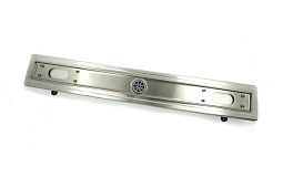 Душевой лоток Timo Basic Steel BSPG-70 S50Rbс с решеткой 70 см , изображение 4