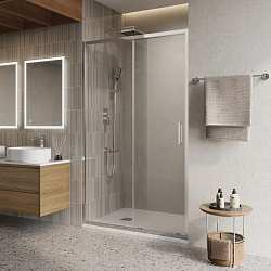 Фото Душевая дверь в нишу BelBagno Luce BF-1-140-C-Cr