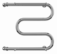 Полотенцесушитель водяной Terminus Эконом М-образный 50х50 с полкой, изображение 1