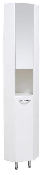 Шкаф-пенал Onika Дюна 42 белый, с зеркалом , изображение 1