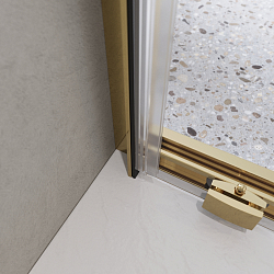 Фото Душевая дверь в нишу BelBagno Luce BF-1-120-C-ORO