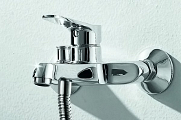 Смеситель Bravat Eco F6111147C-B для ванны с душем , изображение 4