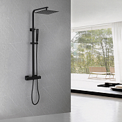 Душевая стойка Abber Daheim AF8260B черный матовый , изображение 2