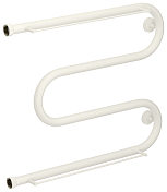 Изображение Полотенцесушитель водяной Сунержа М-образный 2 полки 50х65 белый матовый Полотенцесушитель водяной Сунержа М-образный 2 полки 50х65 белый матовый , изображение 2