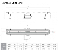 Душевой лоток Pestan Confluo Slim+ Line 13100023 45 см, изображение 10