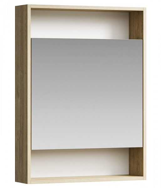 Зеркало-шкаф Aqwella City 60 дуб балтийский , изображение 1