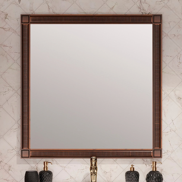 Зеркало Opadiris Фреско 105 светлый орех , изображение 1