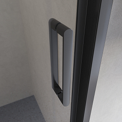 Фото Душевая дверь в нишу BelBagno Luce BF-1-120-C-NERO
