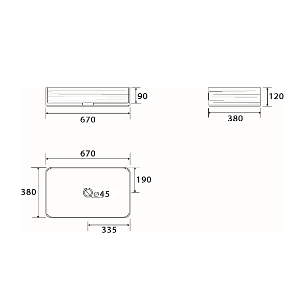 Раковина Point Омега PN43904 67 см , изображение 4