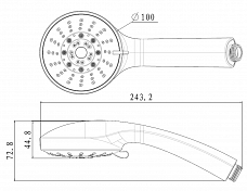 Душевая лейка Lemark LM0135C , изображение 2