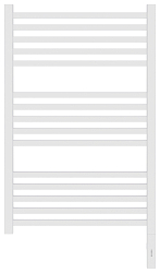 Фото Полотенцесушитель электрический Сунержа Модус 3.0 80х50 R белый матовый