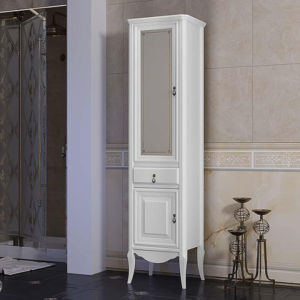 Шкаф-пенал Opadiris Лоренцо 45 L белый , изображение 1