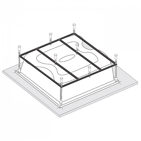 Каркас для ванны Vagnerplast 194x170 VPK194170 , изображение 1