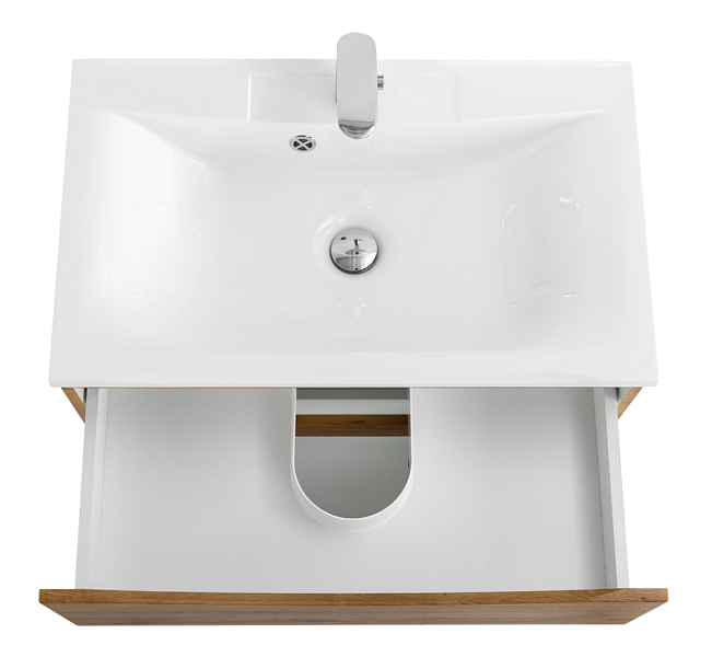 Тумба под раковину BelBagno Marino 65 подвесная, Rovere Nature , изображение 5