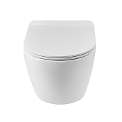 Унитаз подвесной BelBagno Sfera-R BB046CHR/BB902SC безободковый , изображение 5