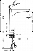 Смеситель Hansgrohe Focus 31608000 для раковины , изображение 8