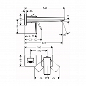 Смеситель Hansgrohe Metropol 32526000 для раковины , изображение 2