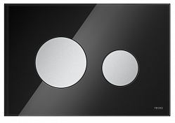 Кнопка смыва TECE TECEloop 9240655 черная, хром матовый , изображение 1