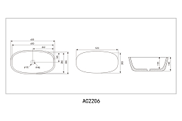 Раковина Abber Rechteck AC2206MW 60 см , изображение 4