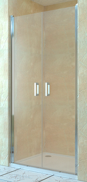 Душевая дверь в нишу RGW Leipzig LE-06 90 см профиль хром , изображение 1
