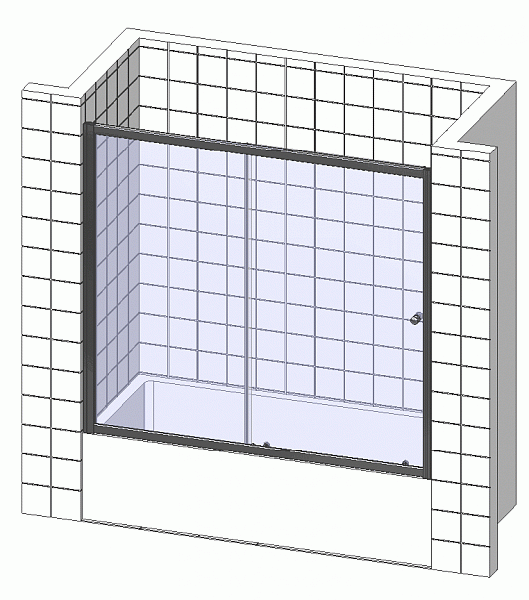 Шторка на ванну RGW Screens SC-42 180х150 стекло шиншилла , изображение 5