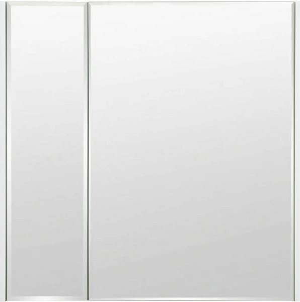 Зеркало-шкаф Sanflor Экко 80 белый глянец , изображение 2