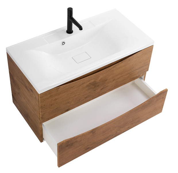 Тумба под раковину BelBagno Marino 80 подвесная, Rovere Nature , изображение 4