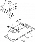 Ножки для ванны Ideal Standard B156467 , изображение 2