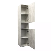 Шкаф-пенал Comforty Никосия 35 дуб белый , изображение 2