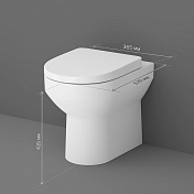 Изображение Унитаз приставной AM.PM Spirit 2.0 C701438WH Унитаз приставной AM.PM Spirit 2.0 C701438WH , изображение 11