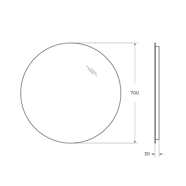 Зеркало BelBagno SPC-INT-700-LED , изображение 7