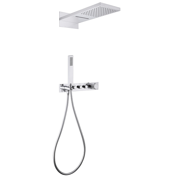 Душевой комплект Abber Rund AF8752 хром , изображение 1